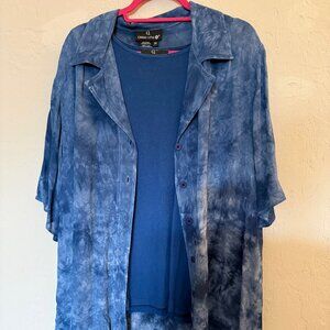 Carole Little 2 Piece Button Top, 1X